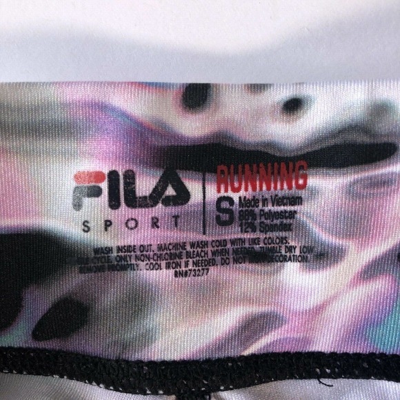 Fila Sport Girls Colored Swirl Gym Pants Sz‎ Small - Picture 4 of 8